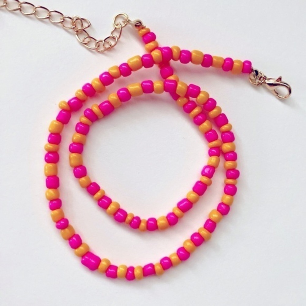 🍒 5/$25 🍒 Handmade Beaded Necklace | B15